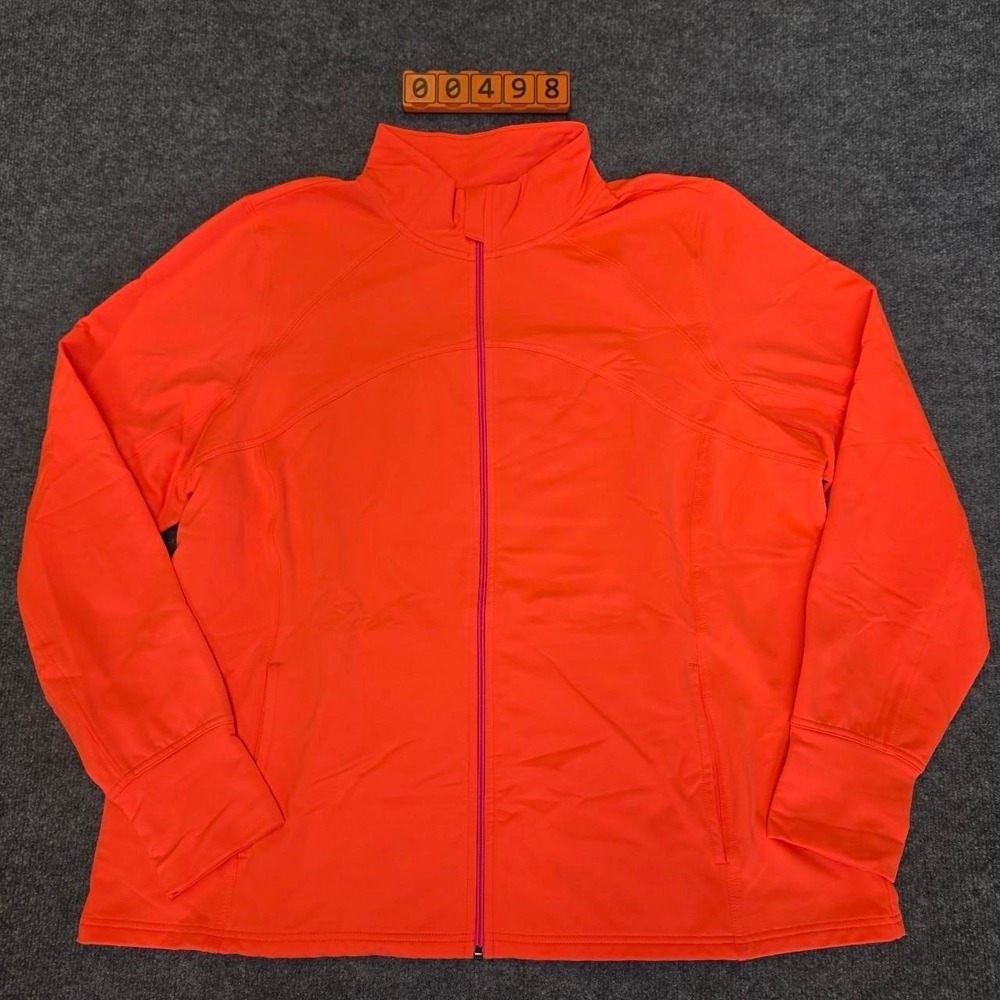 Xersion Women's 2X Full Zip Jacket Coral Performance Wear.